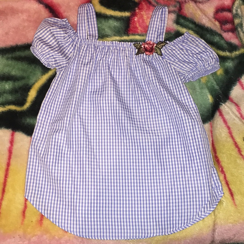 Kids off the shoulder shirt